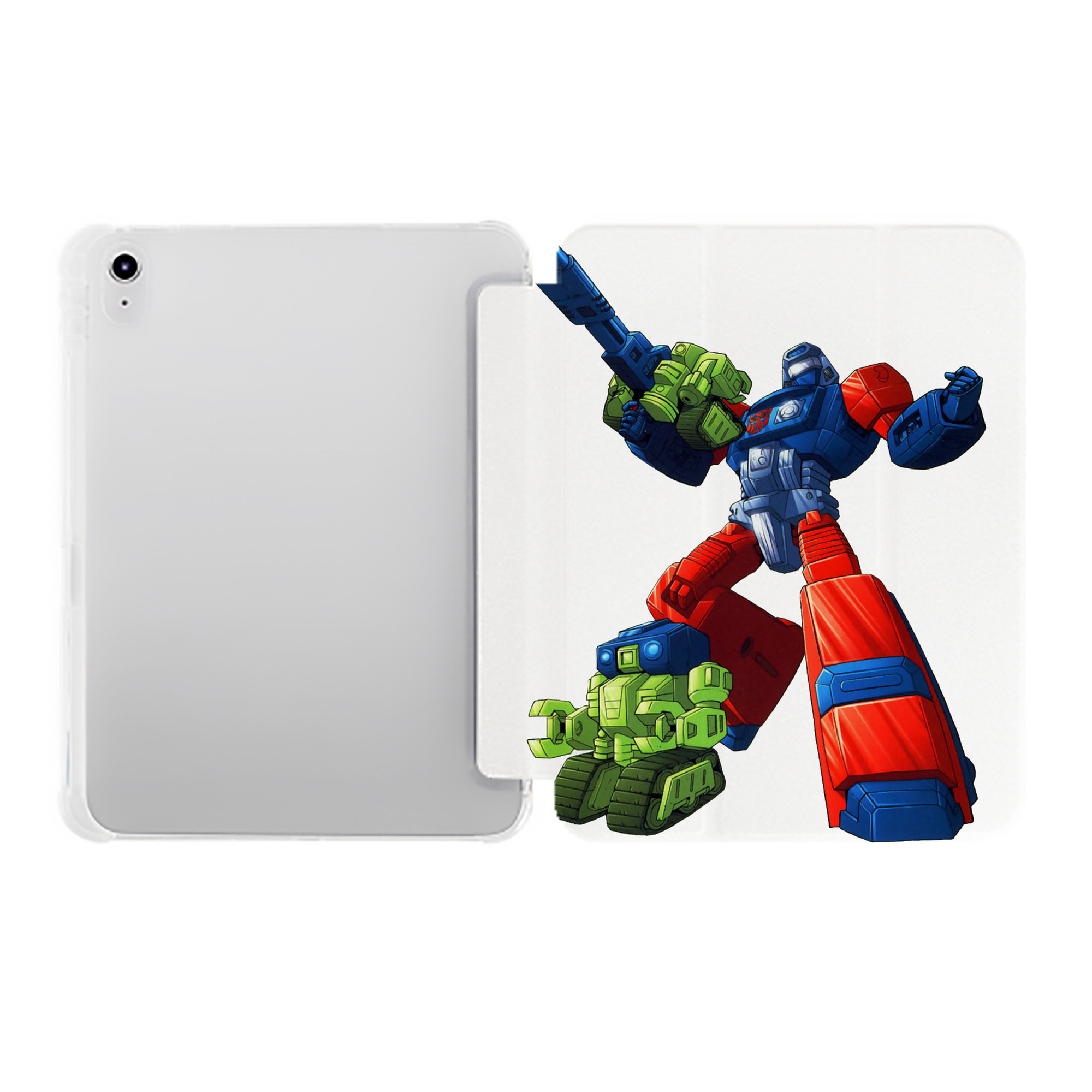 （画像用）  IPad ケース ペン収納付き 三つ折りスタンド PUレザー×シリコン 対応機種9.5/10.5/10.9インチ